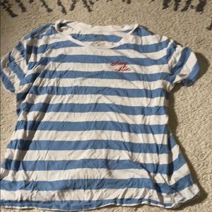 Crop Striped Stay Chic Tee